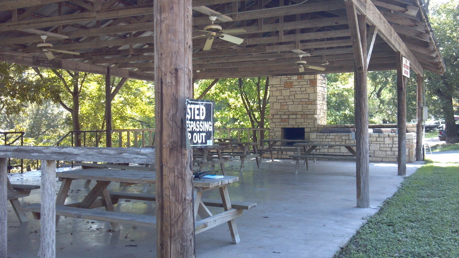 Pavilion with BBQ pit