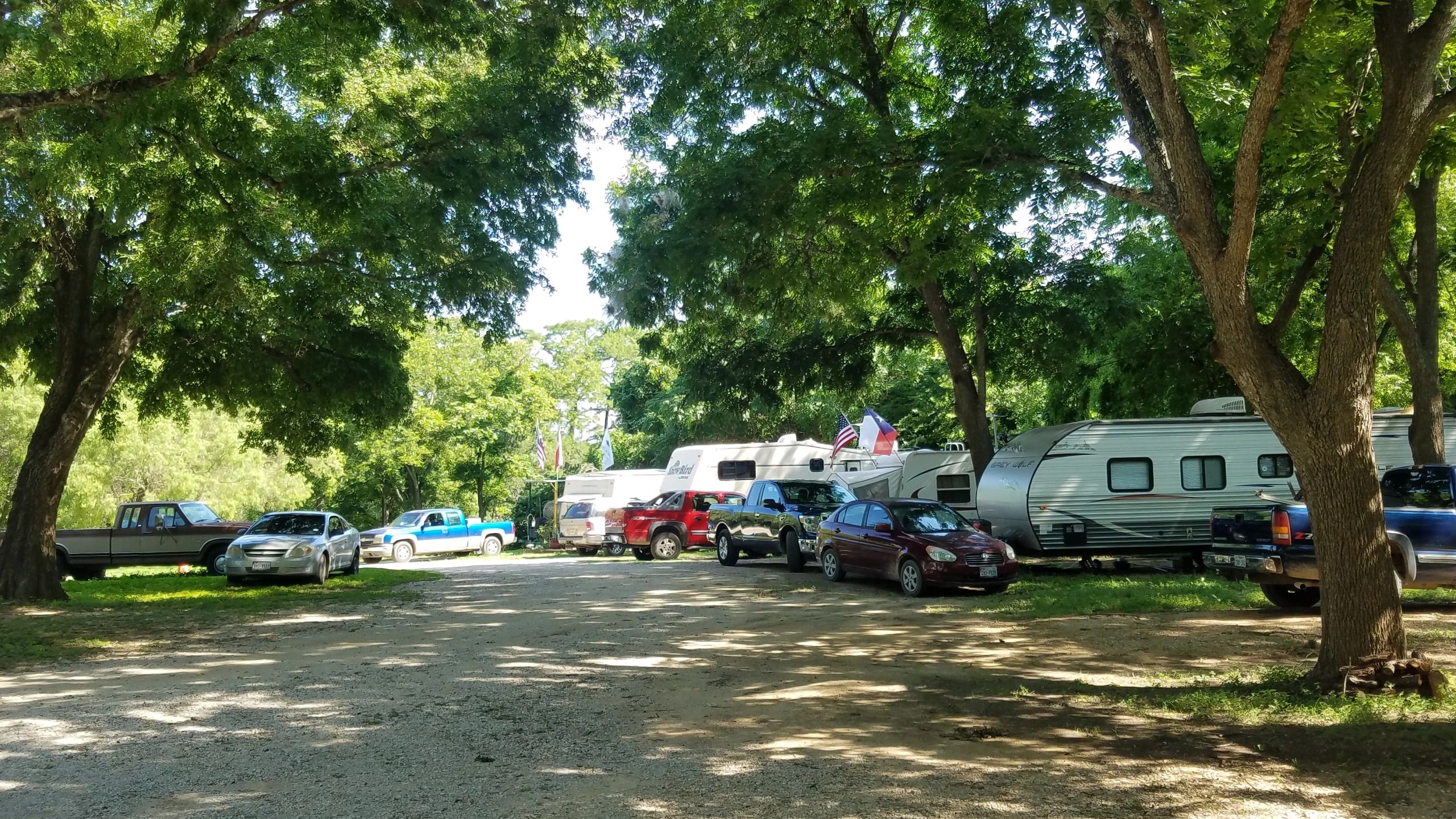 Shade is priceless in the Texas summer heat!